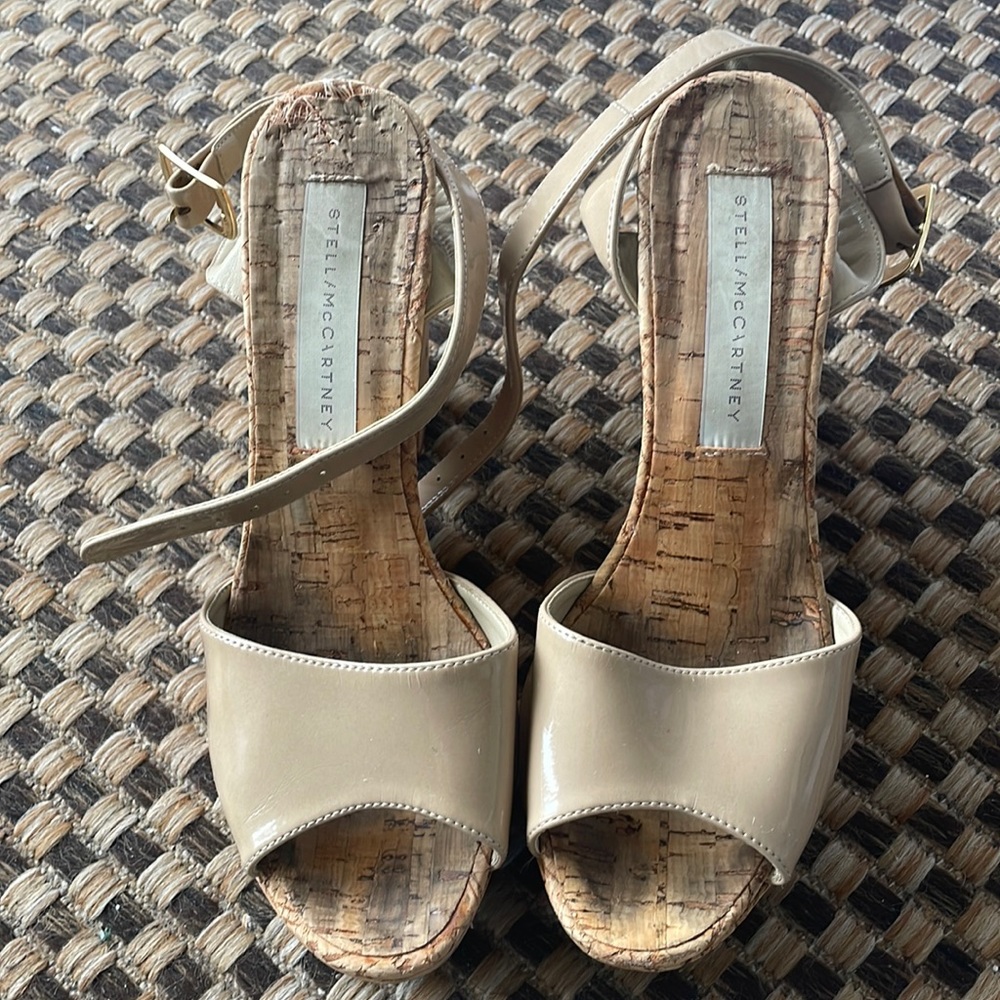 STELLA MCCARTNEY PLATFORM SANDALS SZ 38